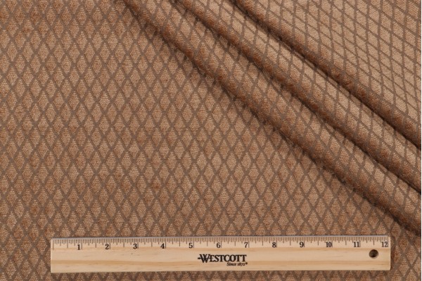 Thibaut Malmaison W73741 Chenille Upholstery Fabric in Tobacco