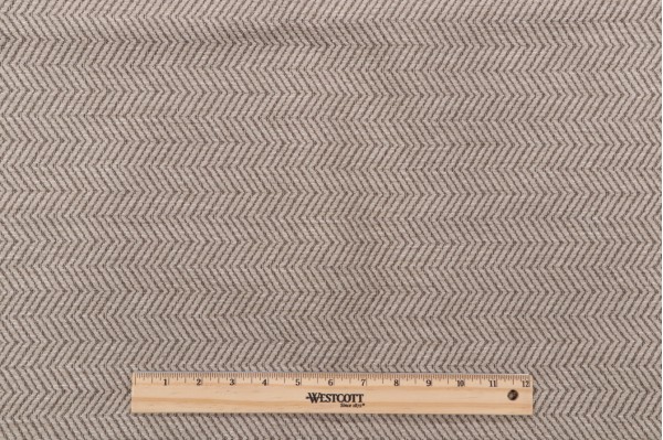 Thibaut Hempstead Herringbone W72974 Upholstery Fabric in Taupe