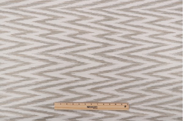 Thibaut Pele Ikat W73504 Woven Upholstery Fabric in Light Neutral