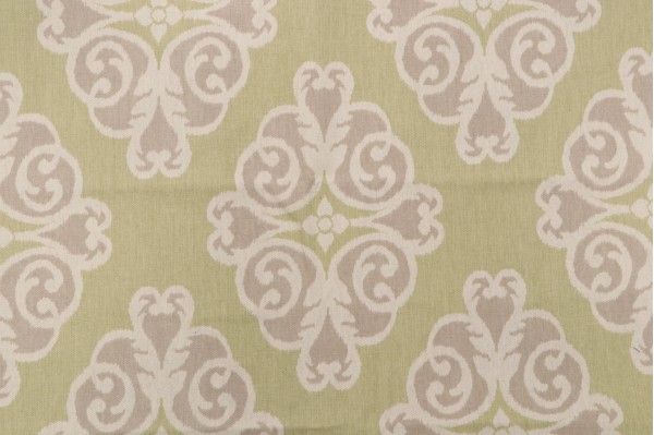 Thibaut Montgomery F96016 Printed Drapery Fabric in Green