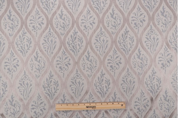 Click for 9.13 Yards Thibaut Francis Embroidery AW2564 Printed Embroidered Fabric in Flax Thibaut Francis Embroidery AW2564 Printed Embroidered Fabric in Flax