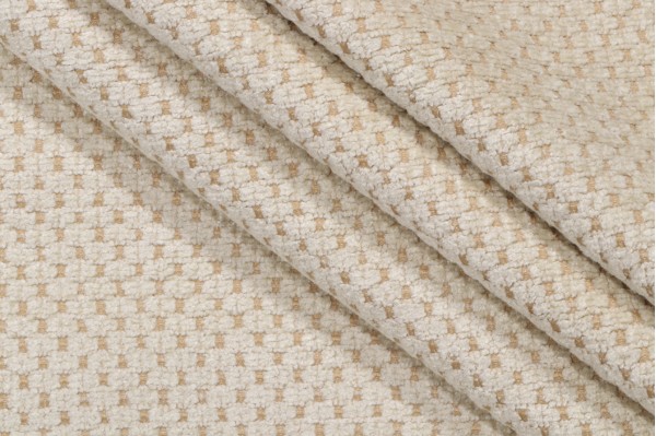 Thibaut Lugano W74548 Chenille Upholstery Fabric in Cream