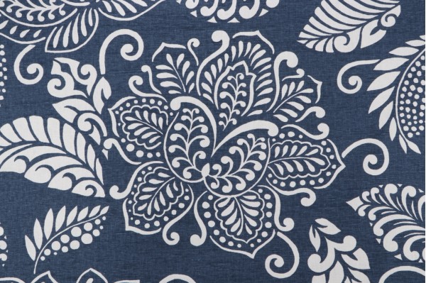 Click for 14 Yards Thibaut Waterbury F99266 Printed Drapery in Navy Thibaut Waterbury F99266 Printed Drapery in Navy