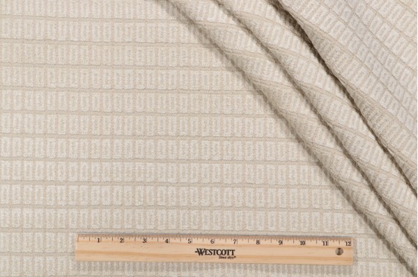 Thibaut Windows W74364 Chenille Upholstery Fabric in Ivory