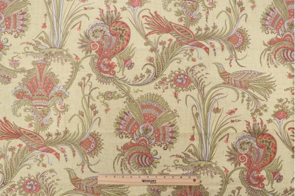 Click for 1.5 Yards Hunterdon F93350 Printed Drapery Fabric in Green Hunterdon F93350 Printed Drapery Fabric in Green