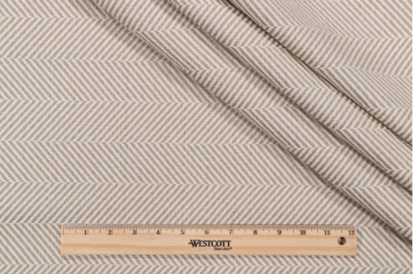Thibaut Wellesley Herringbone Upholstery Fabric in Oatmeal W72963