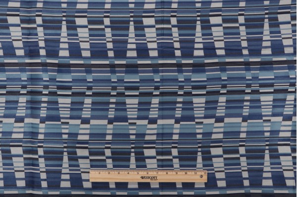 Sample of Bella Dura Thirasia Woven Polyolefin Outdoor Fabric in Ink 