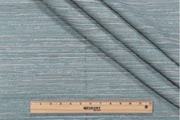 Bella Dura Whitecaps Woven Polyolefin Outdoor Fabric in Cerulean 