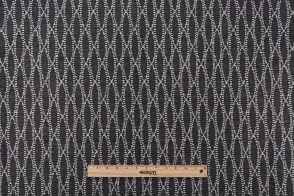 Bella Dura Camber Woven Polyolefin Outdoor Fabric in Onyx 