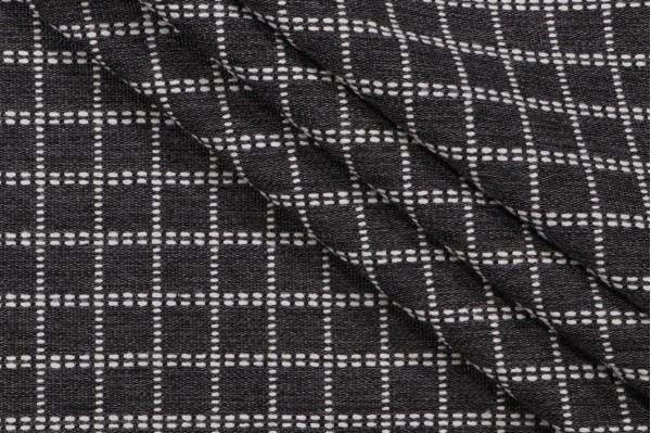Bella Dura Motthaven Woven Polyolefin Outdoor Fabric in Onyx 