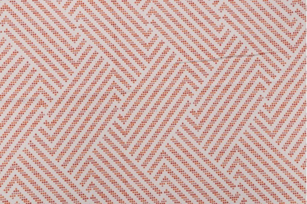 Bella Dura Trivoli Woven Polyolefin Outdoor Fabric in Persimmon 