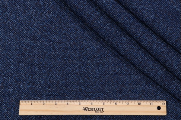Bella Dura Loomis Woven Polyolefin Outdoor Fabric in Indigo 