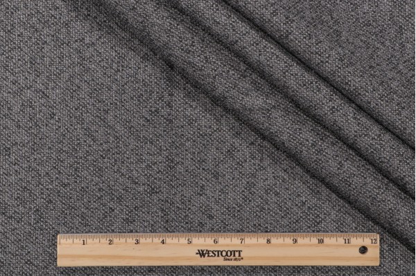 Bella Dura Loomis Woven Polyolefin Outdoor Fabric in Shale 