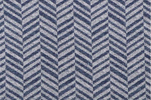 Sample of Bella Dura Skye Tweed Woven Polyolefin Outdoor Fabric in Indigo 