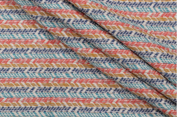 Sample of Bella Dura Arizona Woven Polyolefin Outdoor Fabric in Fiesta 