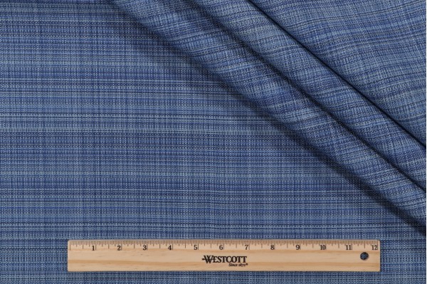Bella Dura Grasscloth Latex Backed Woven Polyolefin Outdoor Fabric in Pacific 