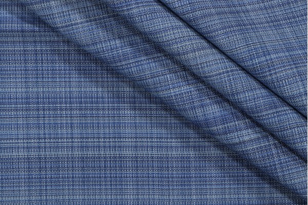 Bella Dura Grasscloth Latex Backed Woven Polyolefin Outdoor Fabric in Pacific 