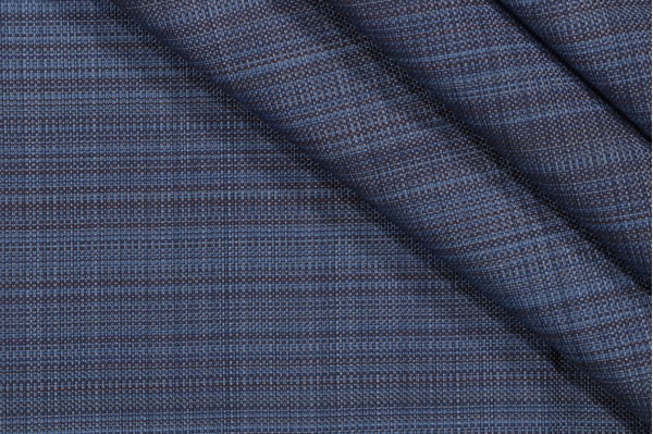 Bella Dura Grasscloth Latex Backed Woven Polyolefin Outdoor Fabric in Ink 