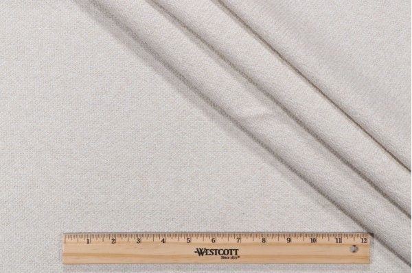Bella Dura Loomis Woven Polyolefin Outdoor Fabric in Ecru 