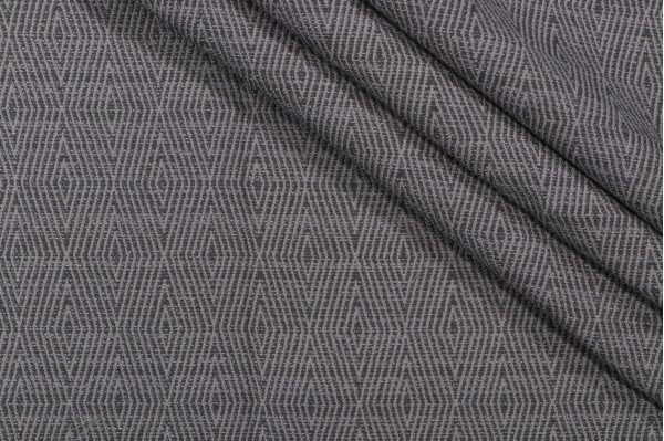 Sample of Bella Dura Dart Woven Polyolefin Outdoor Fabric in Pewter 