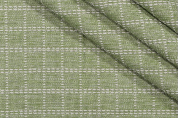 Sample of Bella Dura Motthaven Woven Polyolefin Outdoor Fabric in Lime 