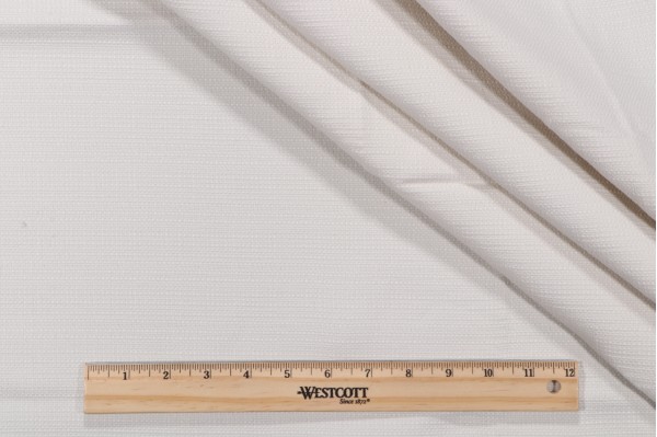Sample of Bella Dura Willem Woven Polyolefin Outdoor Fabric in Ivory 
