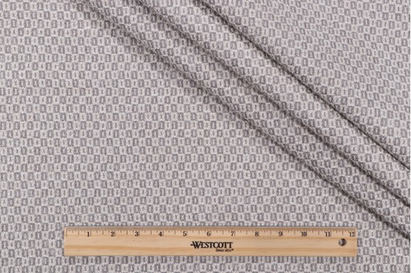 PK Lifestyles Parque Woven Upholstery Fabric in Sterling 