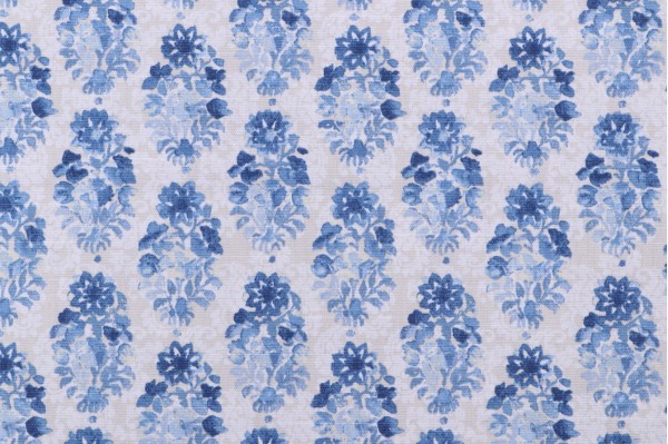 PK Lifestyles Ornaments Printed Cotton Drapery Fabric in Luna 