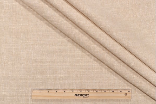 Sample of PK Lifestyles Avalon Textured Decorator Fabric in Wheat 
