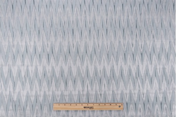 Sample of PK Lifestyles Orikata Textured Cotton Polyester Decorator Fabric in Silver 