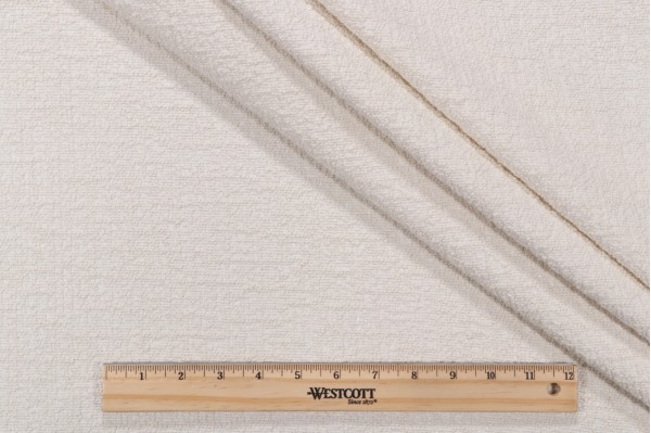 PK Lifestyles Cirrus Textured Woven Upholstery Fabric in Cream 