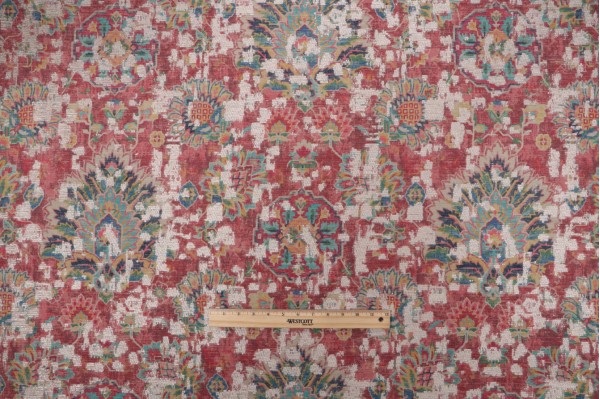 Click for PK Lifestyles Javanese Printed Chenille Decorator Fabric in Sangria  PK Lifestyles Javanese Printed Chenille Decorator Fabric in Sangria