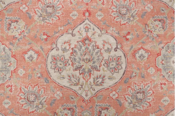 PK Lifestyles Caspian Printed Chenille Decorator Fabric in Clay 
