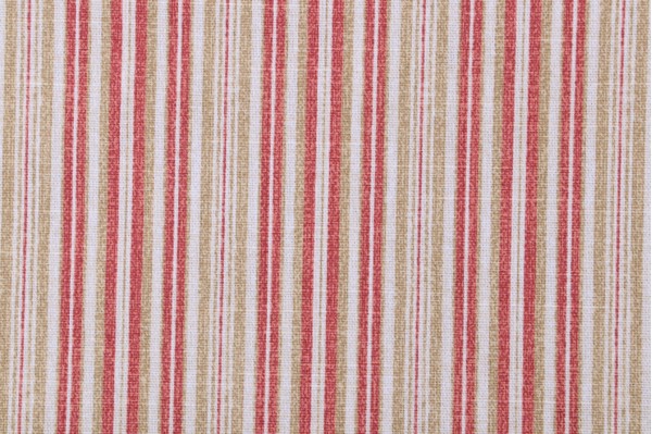 Click for PK Lifestyles Crossing Stripe Printed Cotton Drapery Fabric in Pomegranate  PK Lifestyles Crossing Stripe Printed Cotton Drapery Fabric in Pomegranate