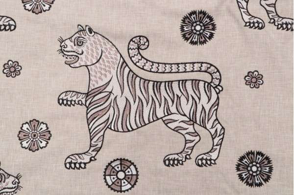 P Kaufmann Konya Embroidered Decorator Fabric in Document 