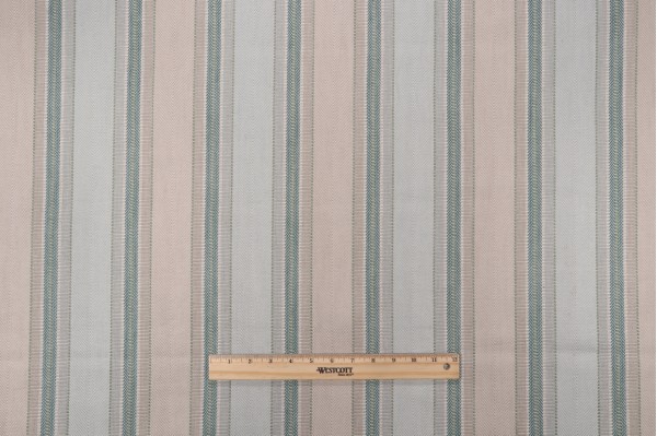P Kaufmann Dhari Woven Jacquard Stripe Decorator Fabric in Fennel 
