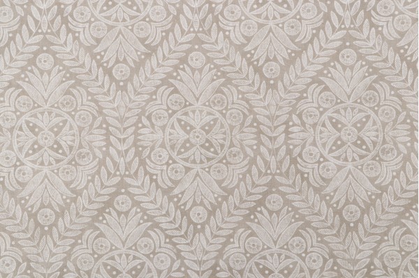 Click for P Kaufmann Pavillion Trellis Printed Cotton Linen Drapery Fabric in Stone  P Kaufmann Pavillion Trellis Printed Cotton Linen Drapery Fabric in Stone