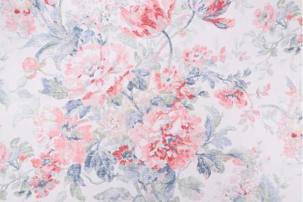 P Kaufmann Mariani Printed Cotton Drapery Fabric in Tea Berry 