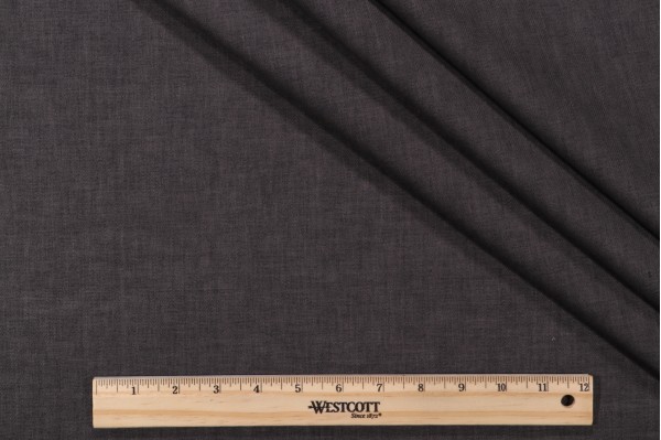 Golding Lana Woven Poly Cotton Decorator Fabric in Carbon 