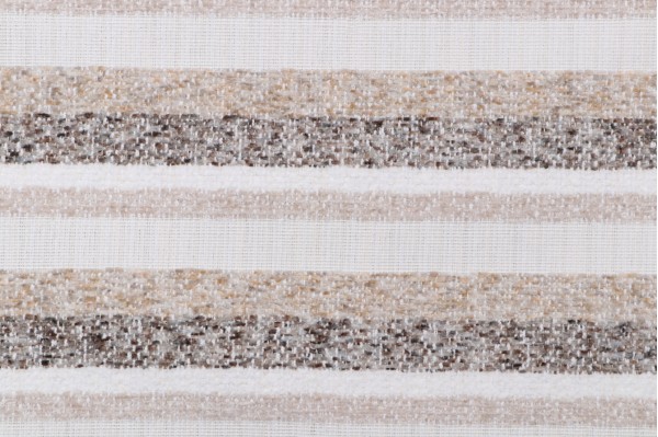 Golding Contessa Stripe Chenille Upholstery Fabric in Oyster 