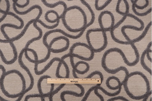 Click for Golding Loopty Loop Woven Chenille Patterned Upholstery Fabric in Shale  Golding Loopty Loop Woven Chenille Patterned Upholstery Fabric in Shale