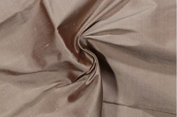 Baxter Woven Silk Decorator Fabric in Stone