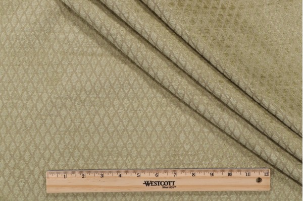 Sample of Thibaut Malmaison W73742 Woven Chenille Upholstery Fabric in Sage 