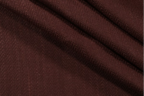 Sample of Thibaut Thames AF10244 Woven Linen Decorator Fabric in Espresso 