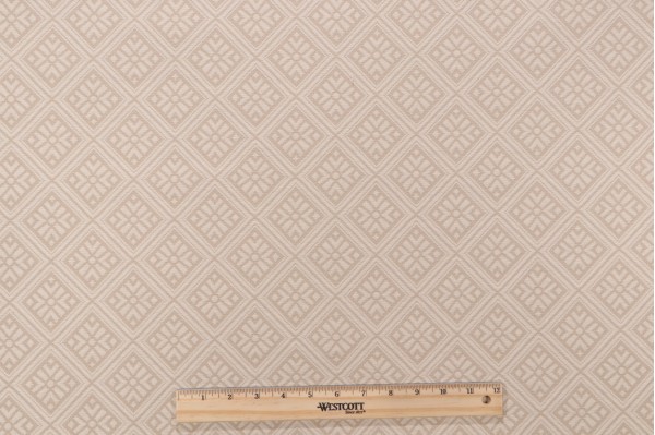 Thibaut Jamestown Jacquard Decorator Fabric in Beige W73747
