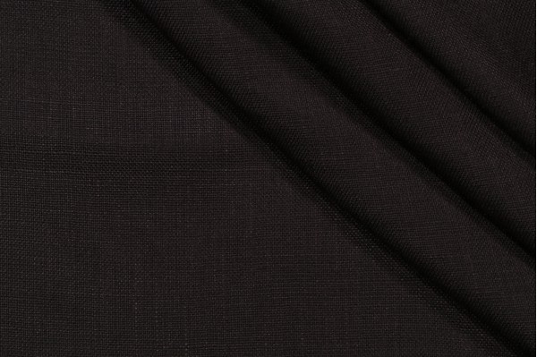 Thibaut Kent Linen Blend Decorator Fabric in Black AF10237