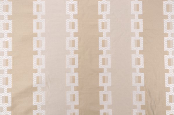 Thibaut Key Stripe AW1372 Woven Decorator Fabric in Cream