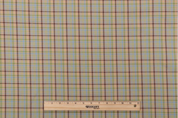 Murray Plaid Woven Decorator Fabric in Spring 