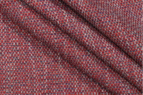 Sample of Valdese Weavers Adelman Woven Upholstery Fabric in Tango 