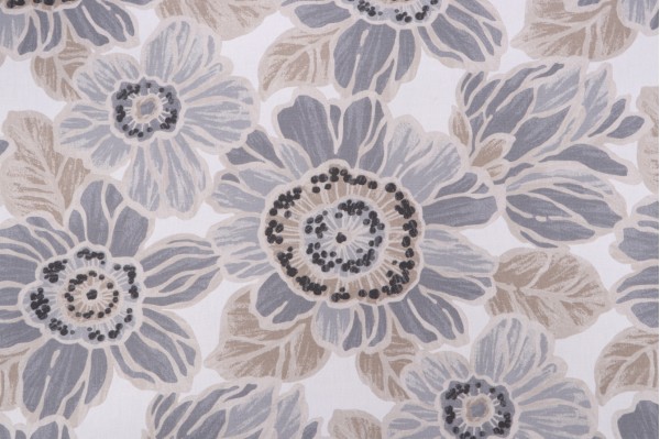 Magnolia Home Verona Printed Cotton Drapery Fabric in Sand 